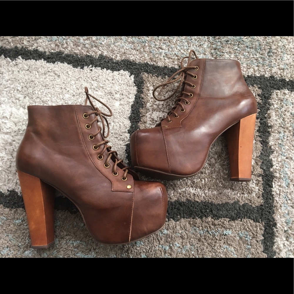 Jeffrey Campbell Lita Boots (Brown)